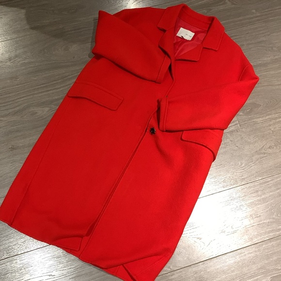 Oak fort red 90% wool coat for sale - Picture 8 of 8